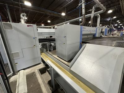 Homag CNC Angular Saw System w/ Automatic Loading & Unloading