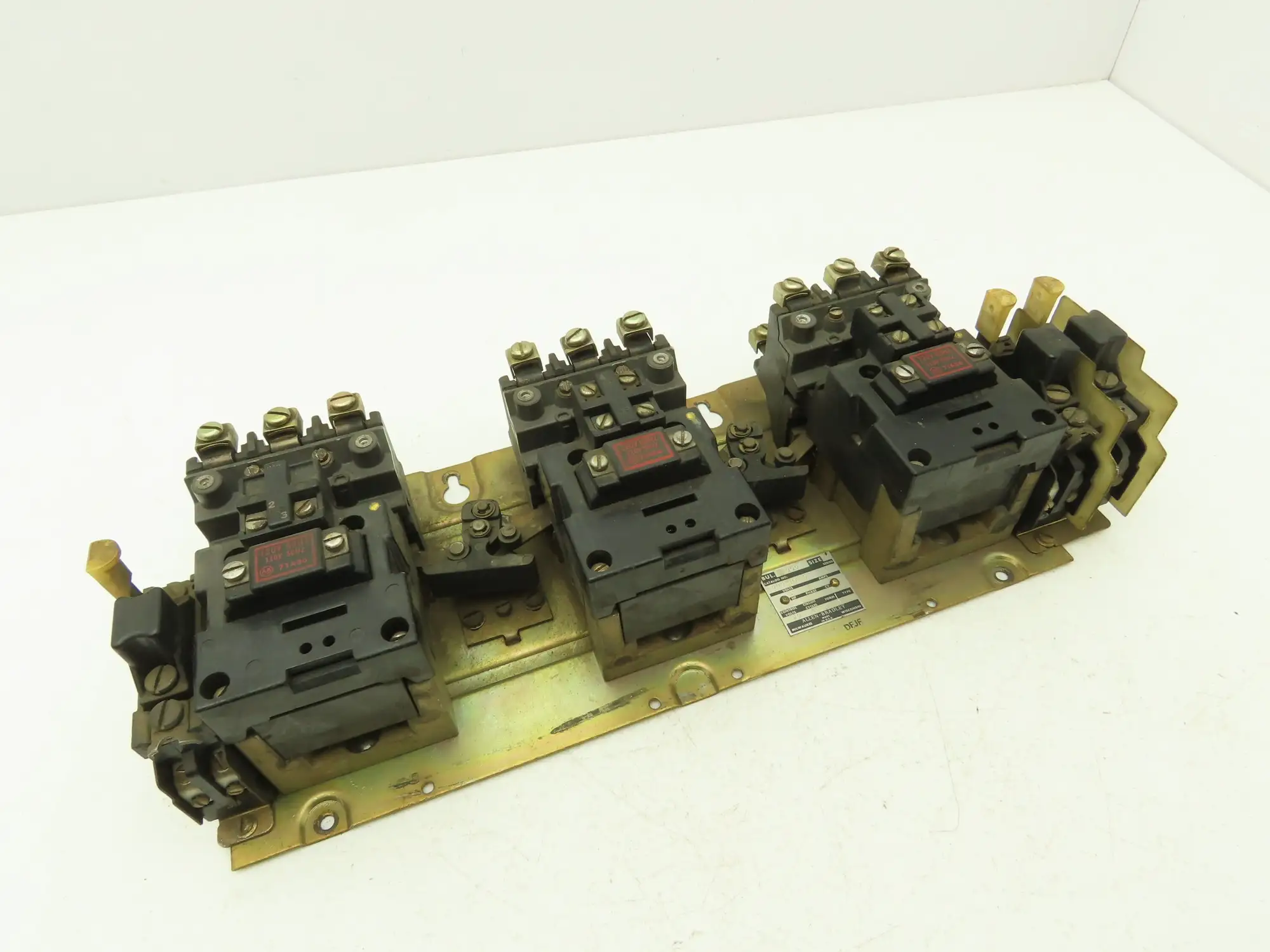 Allen Bradley 1000-NX103 3 Pole Reversing Motor Starter W 120V Coils 71A86 Ser C