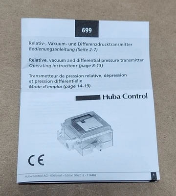 NEW Huba Control 699.916013010