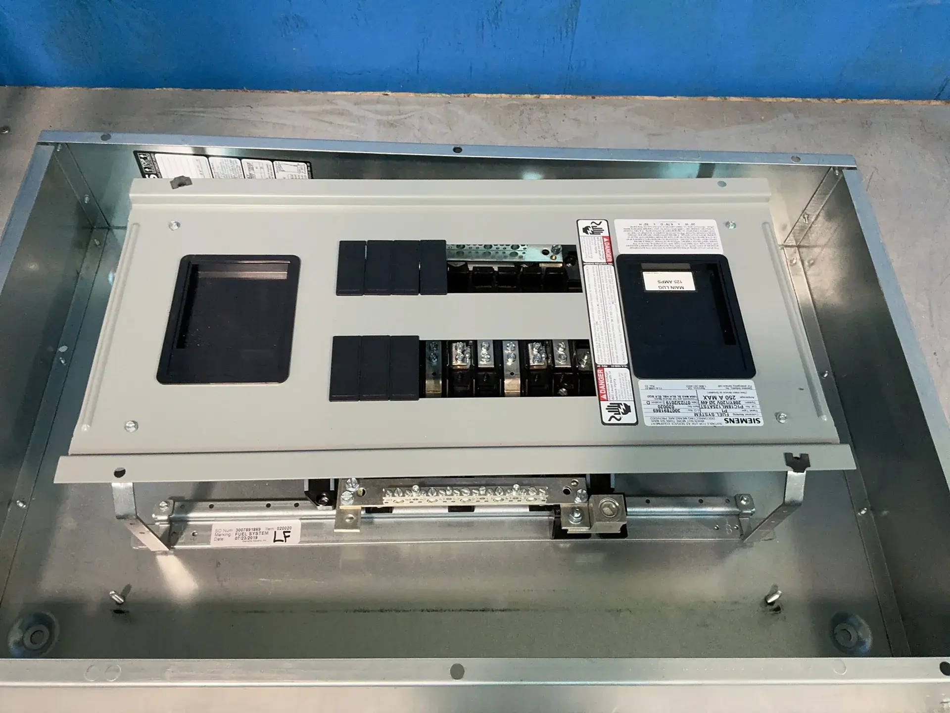 Used 2019 SIEMENS P1C18ML125ATST Electrical Panels Ohio US | HGR 24 #1280594