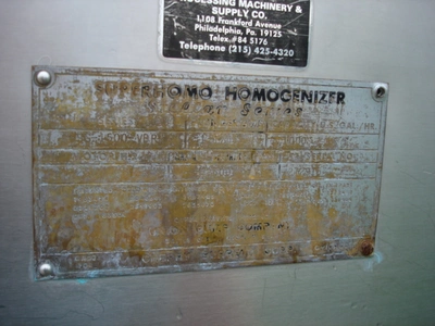 Used _UNKNOWN_ _UNKNOWN_ Homogenizers Minnesota US | A&I Equipment #1317449