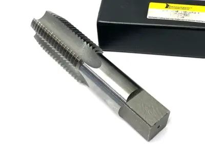 USED INTERSTATE STRAIGHT FLUTE TAP: 1-1/2-6 UNC, 4 FLUTE, PLUG CHAMFER, 3B CLASS
