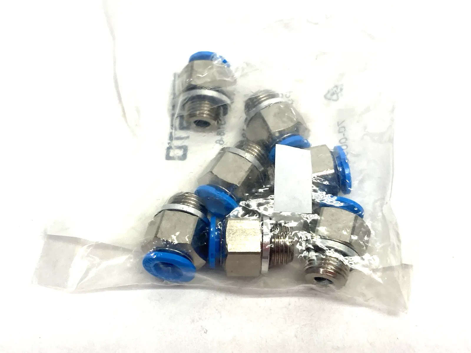New | in-Stock Festo Straight Male Push-in Tube Fitting 186265 PKG OF 7 Parts (Hydraulics and Pneumatics) Michigan US | Maverick Industrial Sales #1420744