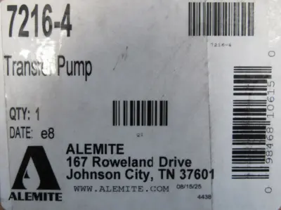 NEW ALEMITE 7216-4 TRANSFER PUMP 72164