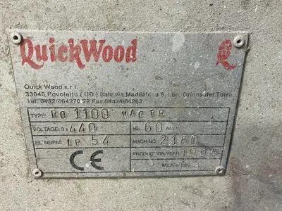 Used 1995 QUICKWOOD RO 1100 VACTR Orbital Finish Sanders Ohio US | HGR 24 #1345231