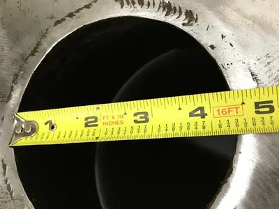 USED METAL FABRICATOR HOPPER