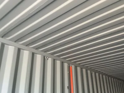 2026 40’L x 8’W x 9’ 6”T High Cube Shipping/Ground Container, swing doors on one end and four sets o...