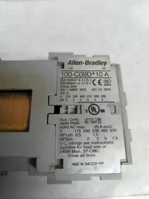 Used ALLEN-BRADLEY 100-C09D*10 Miscellaneous Equipment (Electrical & Power) | Surplus Asset Holdings #1199789