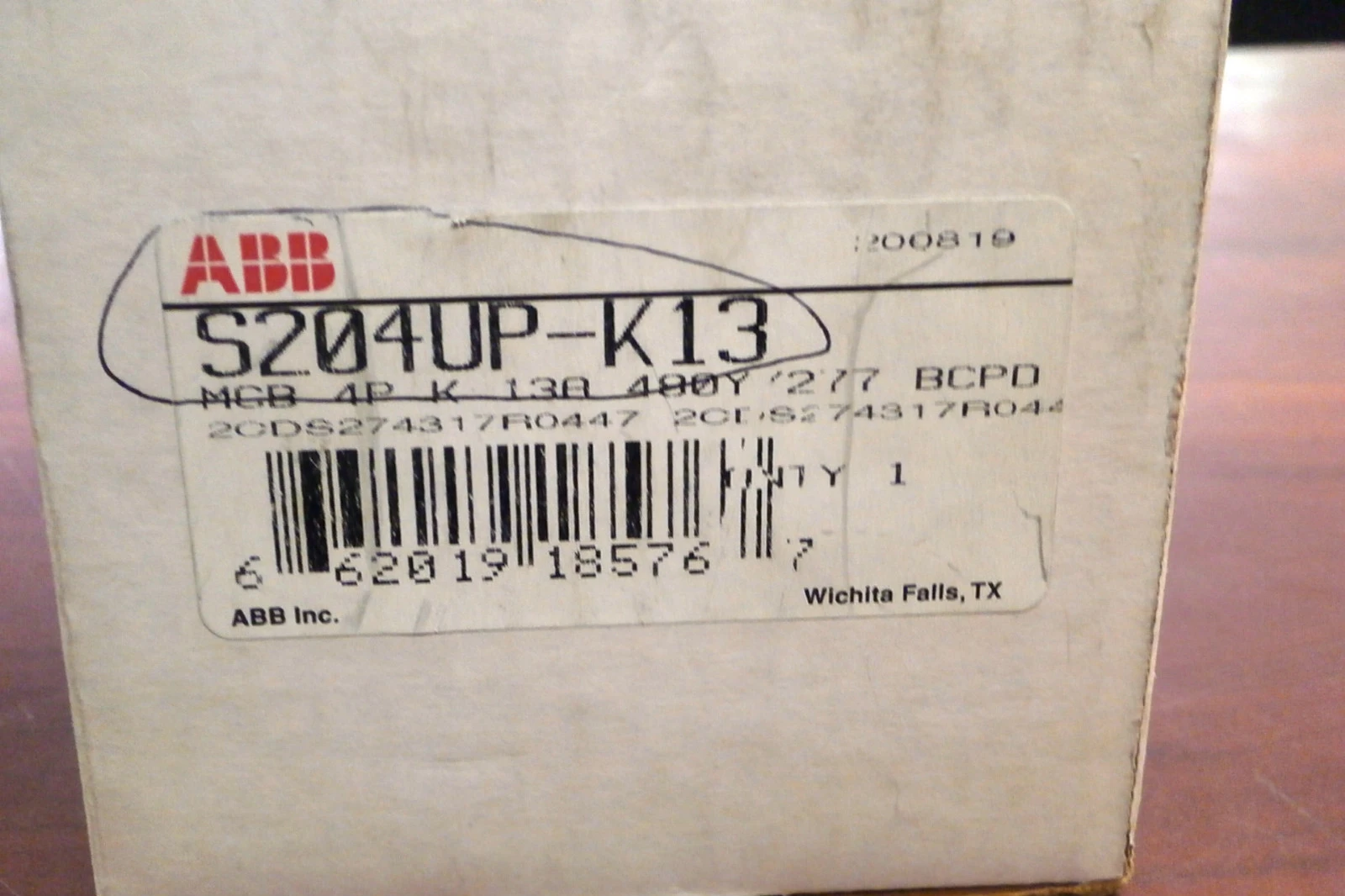 NEW Allen-Bradley S204UP-K13