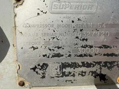 USED WHITE SUPERIOR RAM-54