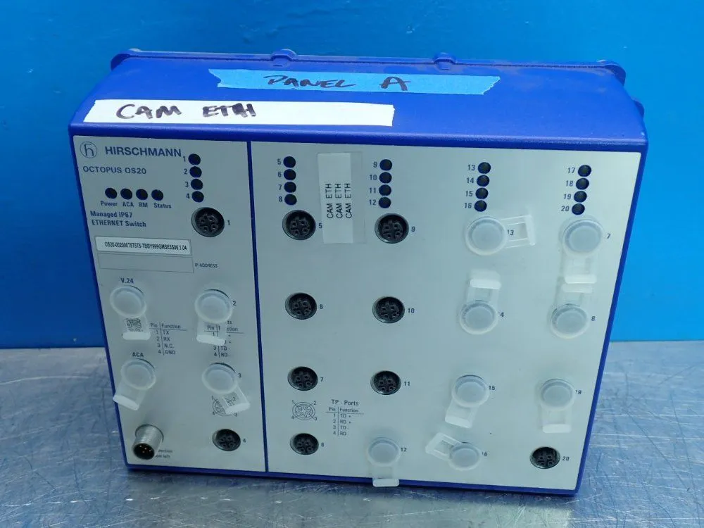 Used HIRSCHMANN OS20002000T5T5T5TBBY999GMSE3S Relays & Switches | HGR 24 #739218