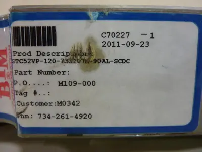 USED BTM CORP STC52VP-120-73320?-90AL-SCDC