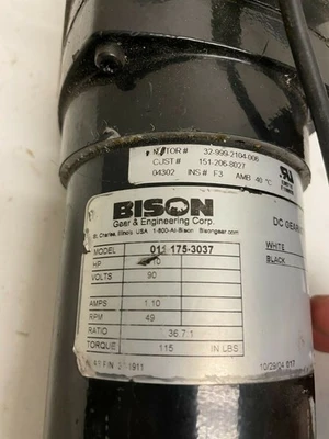 USED BISON Gear Motor Bison