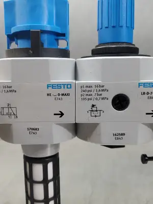 Festo FRM-...-D-MAXI; HEE-...D-MAXI-24; LR-D-7-MAXI Valve/Filter Manifold 6E-13