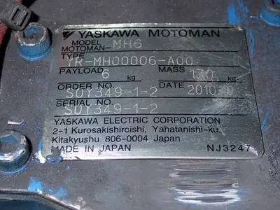 Used 2010 YASKAWA MOTOMAN MH6 Robots Ohio US | HGR 24 #916369