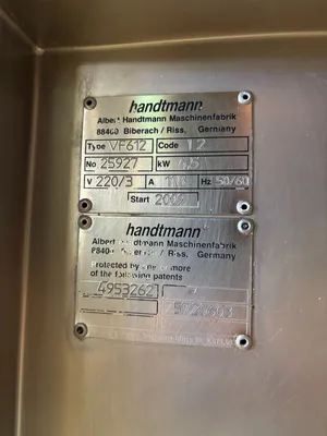 Used 2015 HANDTMANN VF 612 Sausage Stuffers Illinois US | M&M Equipment Corp. #1403902