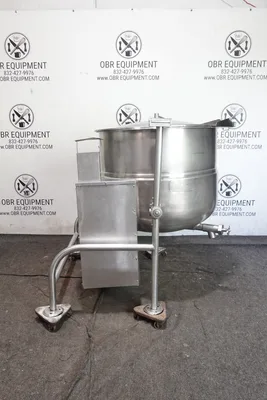 CLEVELAND 80 GALLON NATURAL GAS STEAM JACKETED KETTLE MODEL KGL-80-T