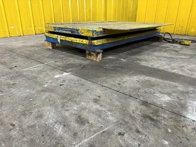2,500 LBS 48" X 58" BISHAMON ELECTRIC PLATFORM LIFT TABLE: STOCK #23434