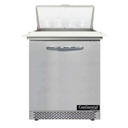 Continental D27N8C-FB 27" Designer Line Sandwich/salad Prep Table W/ Refrigerated Base, 115v