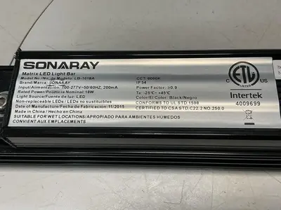 USED SONARAY LB-1018A