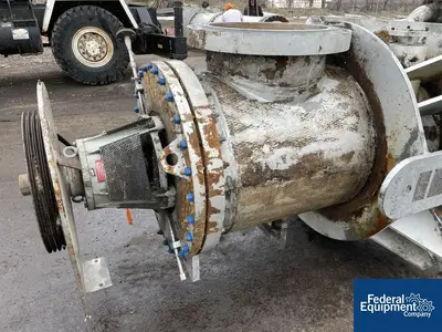 USED Buss ChemTech 150 Sq Ft Buss SMS Thin Film Evaporator, 316L S/S, 32/180#