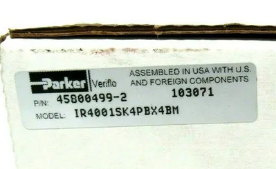 NEW PARKER 45800499-2 PRESSURE REGULATOR IR4001SK4PBX4BM 458004992