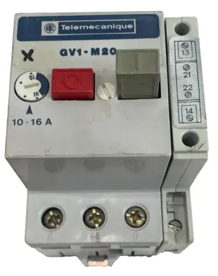USED TELEMECANIQUE GV1-M20 MOTOR PROTECTOR GV1M20