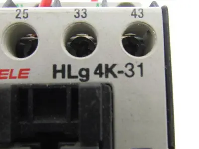 Schiele HLg4K/31 Art No 136641115 600 Volt AC 15 Amp Contactor / Control Relay