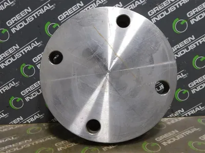 3" IDEAL Blind Bolt-On Flange CL150 SA182 F316/316L D4319 7.5" OD 1" W Used