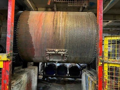 1200L Mild Steel Porcelain Lined Ball Mill