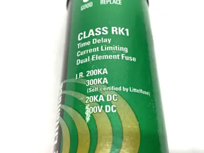USED LITTELFUSE INDICATOR TIME DELAY FUSE CLASS RK1 600VAC 200A