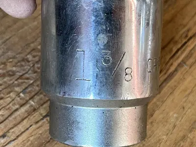 Craftsman 47779 3/4" Drive 1 3/8" Socket USA V Series Shallow 12 Point Chrome