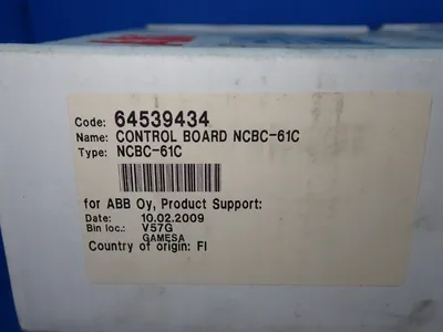New | in-Stock ABB NCBC61C AC Drive Control Module Ohio US | HGR 24 #1186336