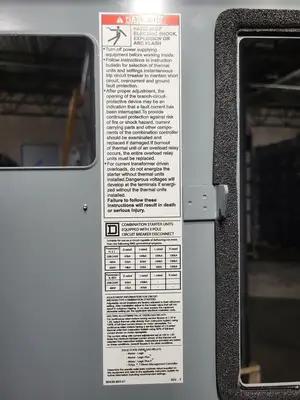 USED SQUARE D MODEL 6