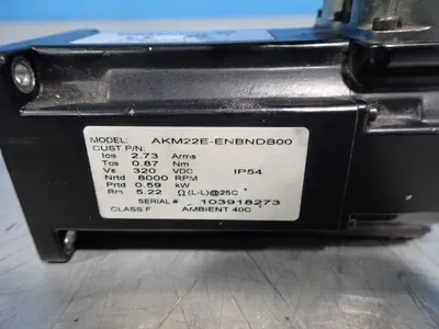 Used KOLLMORGEN AKM22EENBNDB00 Servo Motors | HGR 24 #730899