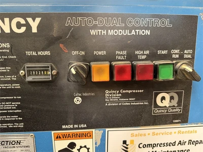 Used 1997 QUINCY QMB10ACA32D Rotary Screw & Sliding Vane Air Compressors California US | MachineryMax #1709135