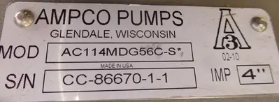 USED AMPCO AC114MDG56C-S