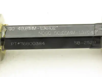 R&K Tool Pin Plug Guage Go 49.81mm Nogo 50.05mm Inspection Tool