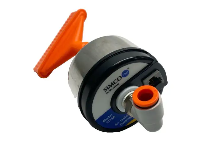 Used MKS Ion Systems Air Ionizing Cartridge 24VAC w/ Loc-Line Swivel Nozzel Electrostatic Air Cleaners Michigan US | Maverick Industrial Sales #1392388