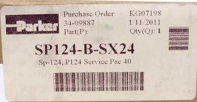 NEW PARKER SP124-B-SX24 SERVICE KIT SP124BSX24