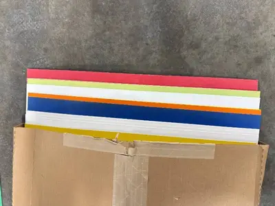 Assorted Colored Poster Board Sheets