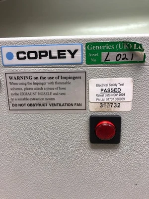 Copley Scientific HCP4 Vakuum Pumpe Für Inhalator Test System
