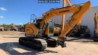 Used 2022 HYUNDAI HX145 LCR Crawler Excavators North Carolina US | National Equipment Dealers #1422478