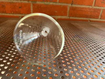Used CHEMGLASS 100 MM CONE SHAPED FUNNEL W/ 24/40 JOINT FITTING Glassware - Other California US | Equipment Lab #1469370