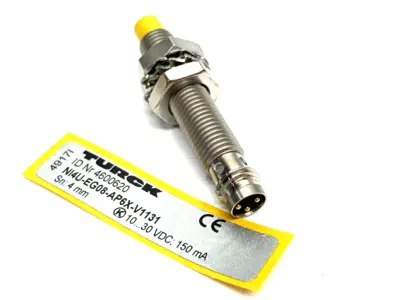 USED TURCK UPROX INDUCTIVE SENSOR NO CONTACT PNP OUTPUT 4600620