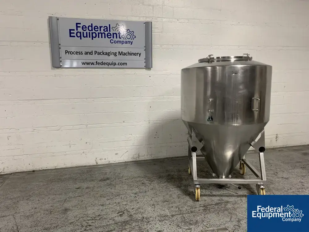 USED L.B. Bohle 1,400 Liter LB Bohle Bin, S/S