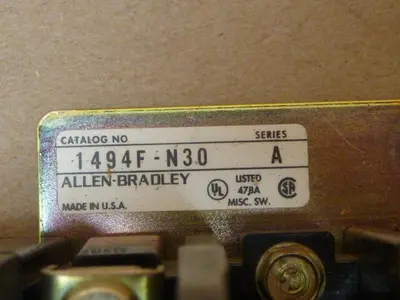 USED ALLEN BRADLEY 1494F-N30 SER A