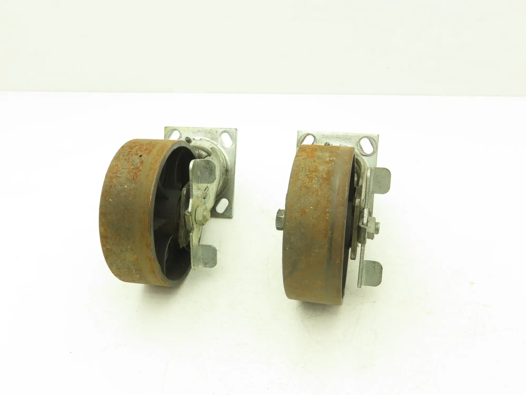 Faultless 6" Caster Wheel Swivel Locking 2" Wide 7-1/2" Height Lot of 2