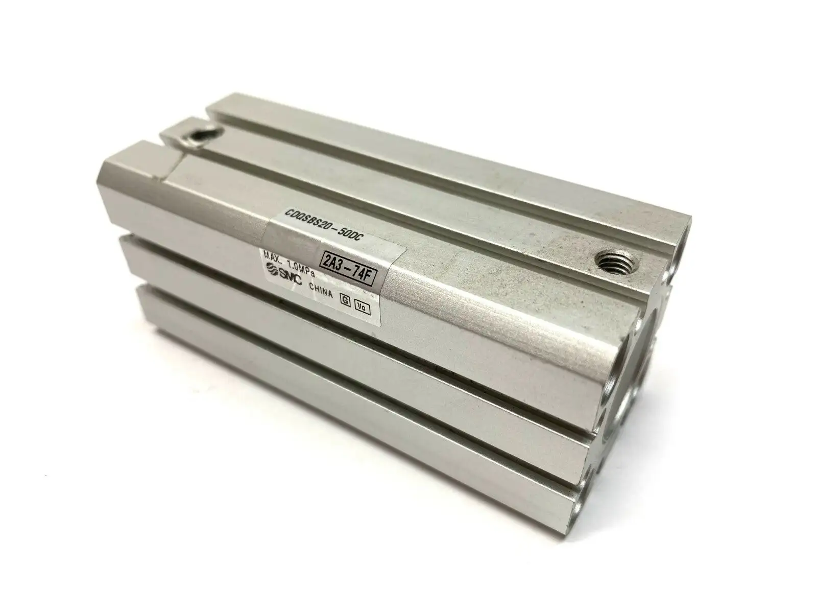 Used SMC COMPACT PNEUMATIC CYLINDER Pneumatic Cylinders | Maverick Industrial Sales #1101536