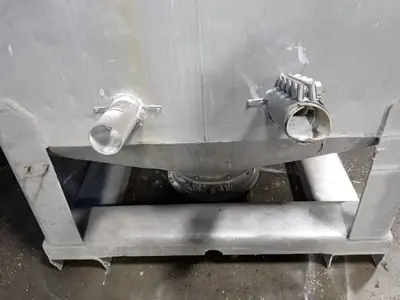 Tote 42" X 46" X 58" Id Aluminum Hopper